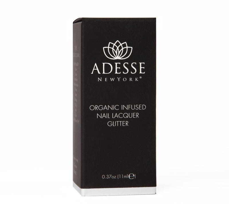 Organic Infused Glitter Nail Polish - Celestial Ice - Adesse New York