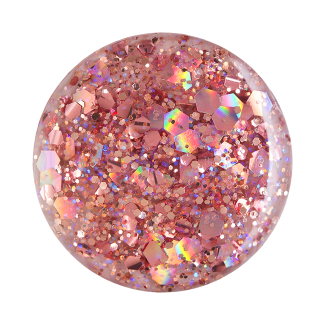 Holographic Glitter Nail Polish - Pink Sugar - Adesse New York